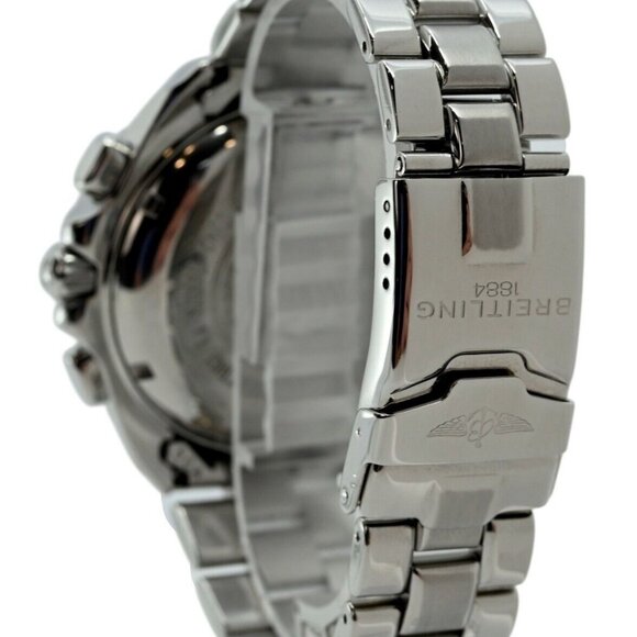 Breitling Men's 41mm Shark 100M White Dial Swiss Automatic SS Watch Ref: A13051! - Picture 6 of 9